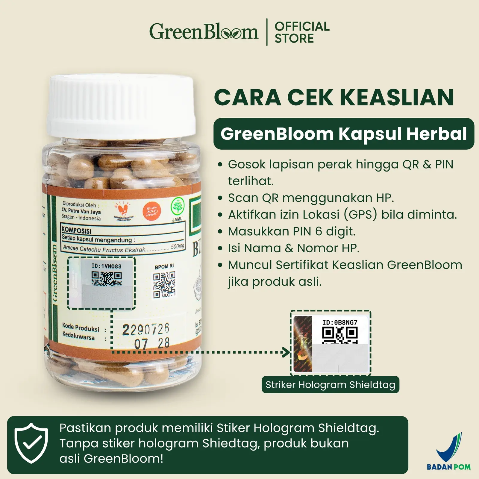 GreenBloom Paket Pria Sehat - Stamina Vitalitas Kejantanan Ginjal Batu Kencing Saluran Kemih Herbal BPOM @80 Kapsul โ foto 8