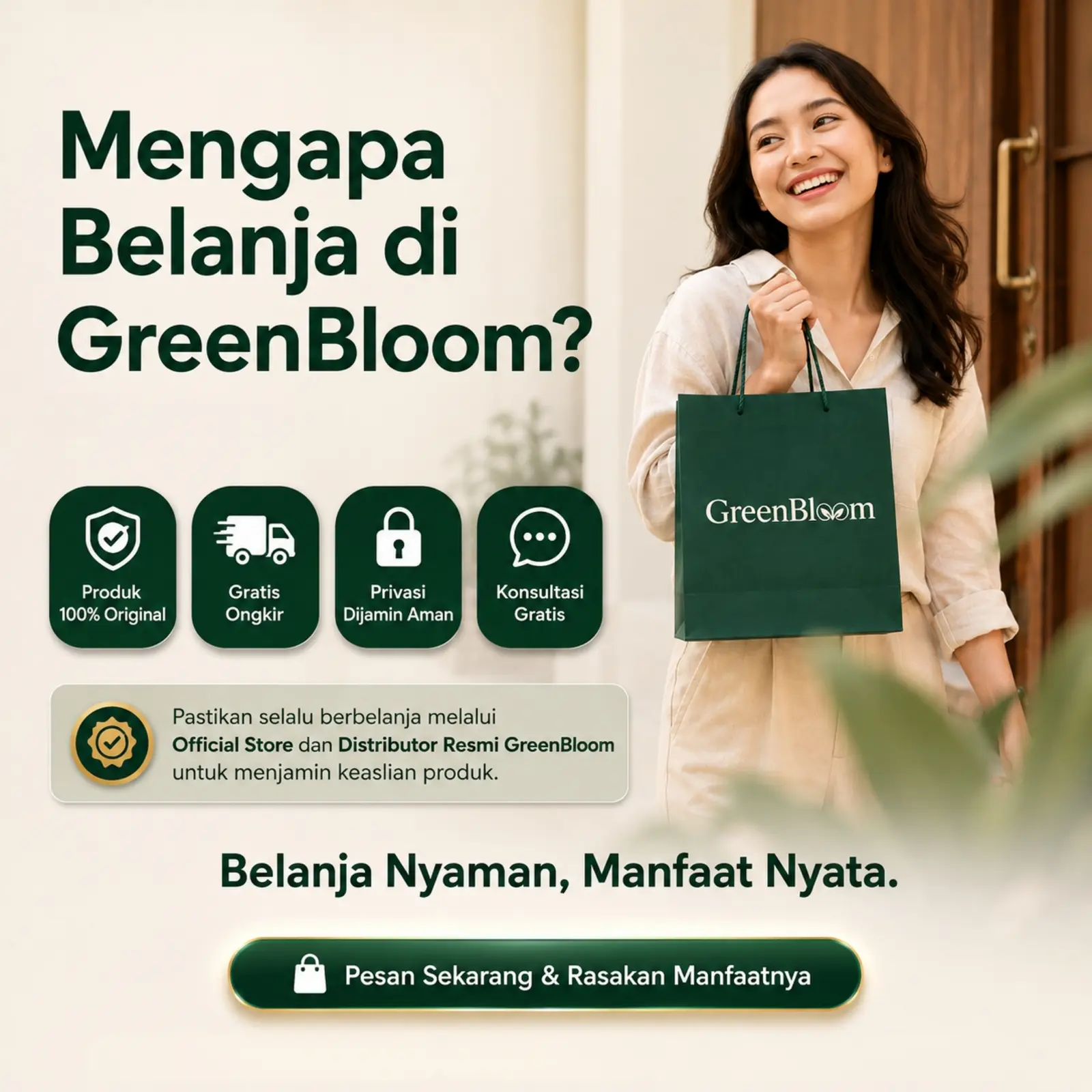 GreenBloom Paket Pria Sehat - Stamina Vitalitas Kejantanan Ginjal Batu Kencing Saluran Kemih Herbal BPOM @80 Kapsul โ foto 9